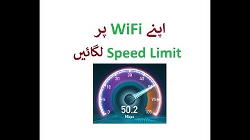 How To Limit WiFi Speed For Others Tp Link [Urdu/hindi]