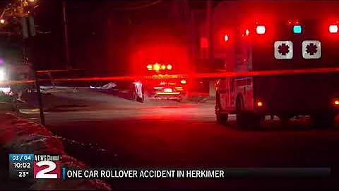 HERKIMER ONE CAR ACCIDENT
