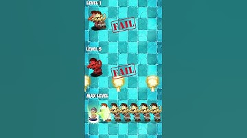 Pvz 2 challenge - Pea-nut with power up Vs 6 ice Zombies