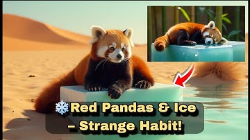 Why Do Red Pandas Sleep on Ice? ❄🐼