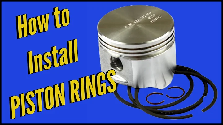 How to install PISTON RINGS the easy way 👍