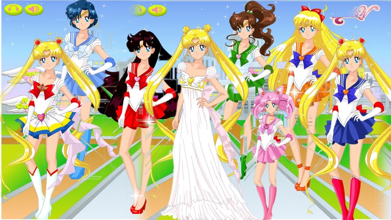 Thủy Thủ Mặt Trăng Biến Hình Game 90 Mới Nhất- Sailor Moon Dressup 90- Ltq  Channel Gameplays - Youtube