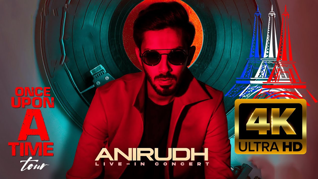 ANIRUDH en concert 4K Accor Arena Full Videos YouTube