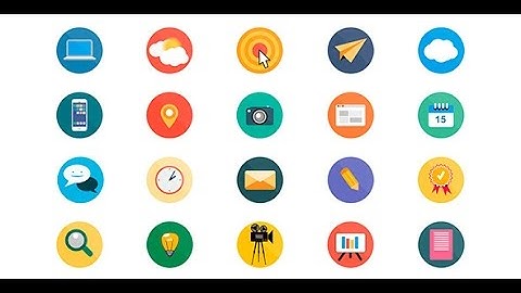 Free After Effects Template - 20 Animated Icons