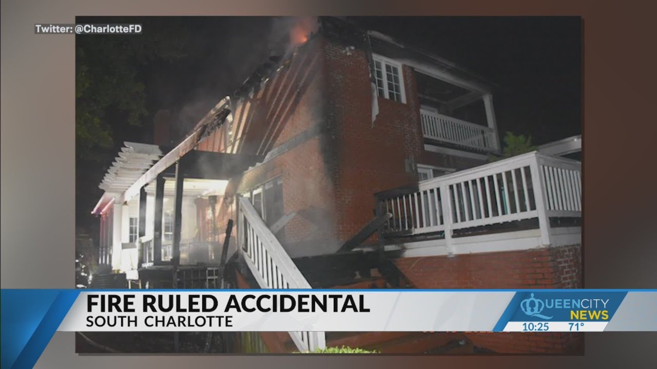 Grill causes $250k worth of damage in south Charlotte house fire - YouTube