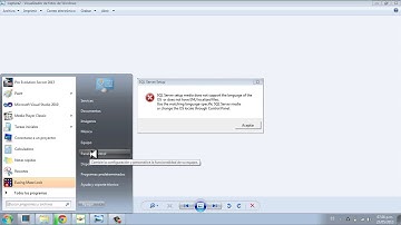 Solución a Error de Idioma y Localización de SQL Server [SQL server setup media does not support]