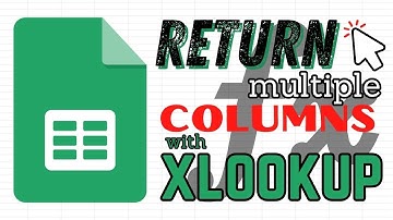 Google Sheets: Use XLOOKUP to Return Multiple Columns (HSTACK Function)