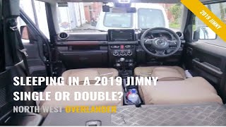 Sleeping in the 2019 Jimny