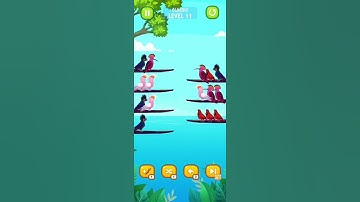Bird 🐦 sort puzzle Level 11🥳