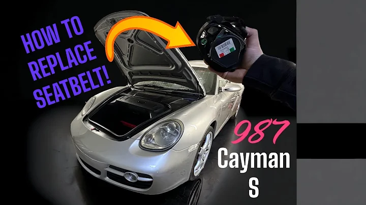 PORSCHE CAYMAN S 987 GEN 1. HOW TO: Seatbelt removal. Simple no nonsense!