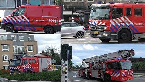 [COMPILATIE] Brandweer met spoed in Amstelveen Amsterdam en Zaandam