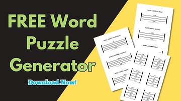 FREE Word Ladder Generator for KDP & Etsy Printables – PDF & PowerPoint!