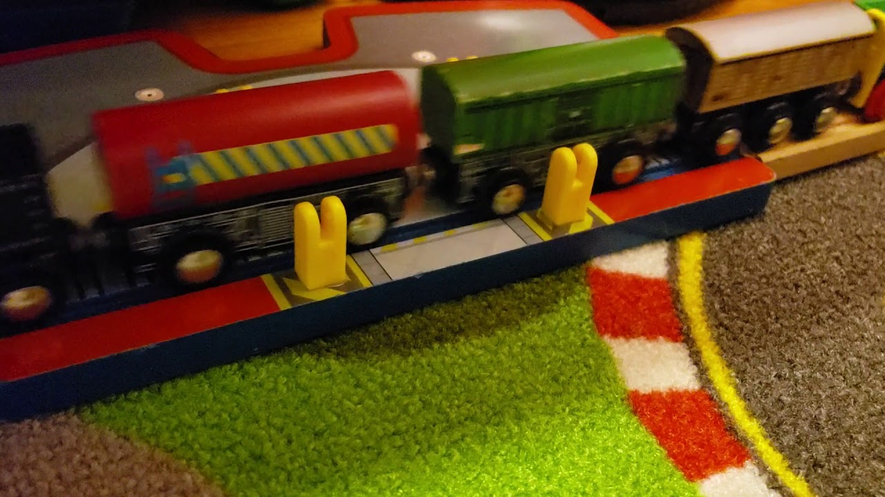 Freight train with loud horn YouTube