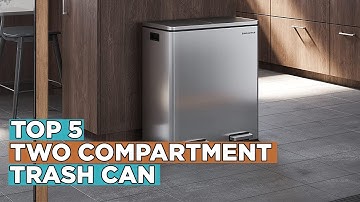 Top 5 Best Two Compartment Trash Cans 2022