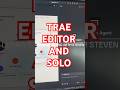 #trae #code #editor and #solo