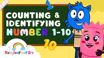 Learn Numbers 1 to 10 for Kids 🔢 | Fun Counting Song & Animation | Preschool Learning Video 2025