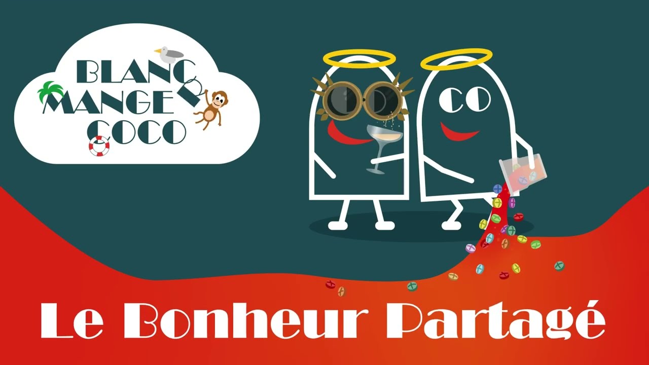 Blanc Manger Coco Le Bonheur Partagé - Jeu D'Ambiance Adulte - 600 Cartes Inédites - 2 à 16 Joueurs
