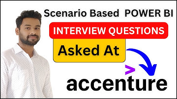 📈Scenario Based  POWER BI Interview Q & A Asked at #accenture - [ 2024 ]