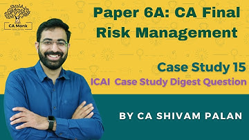 Discussion on ICAI Case Study Digest for CA Final Risk Management || RM Case Study 15 Discussion