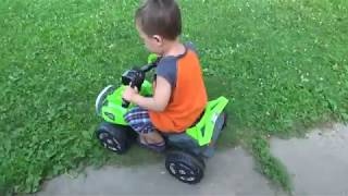 Kids Ride On 6V Battery Powered ATV Quad Toy Review - Leon Toy Time
