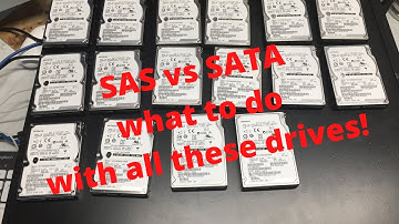 SAS vs SATA - what to do with all these drives!