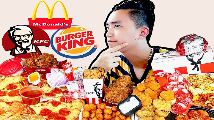 So sánh giữa burger king và mcdonald năm 2024