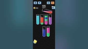 Level 2047 Troubles? Find the Solution in Watercolor Sort! 🤔🌈🎨