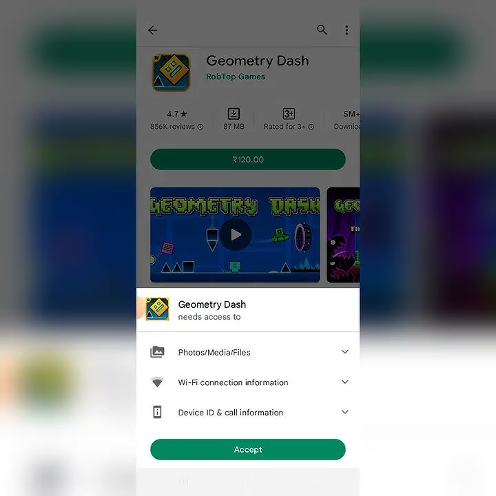 How to download geometry dash in mobile