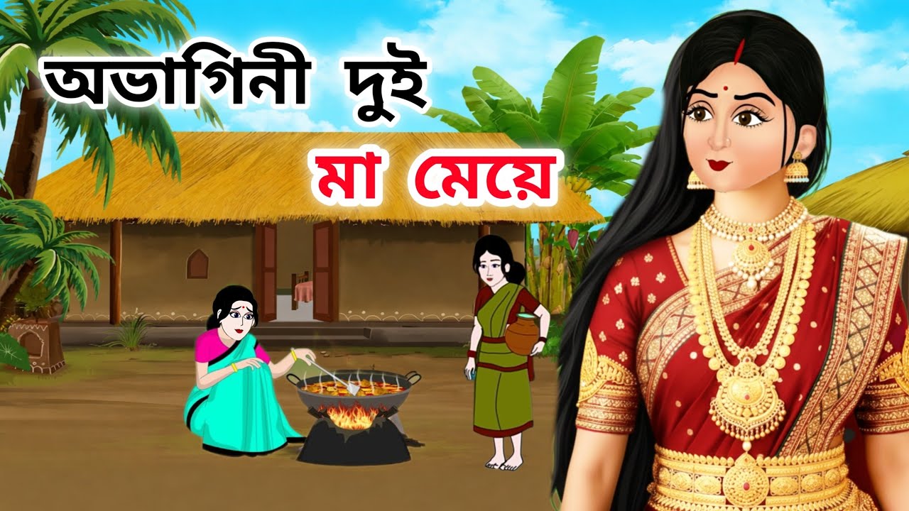 অভাগিনী দুই মা মেয়ে | কষ্টের জীবন সংগ্রাম | Heart Touching Bangla Cartoon Story