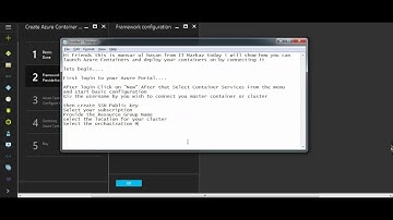 How to manage & deploy Azure Containers Part # 1