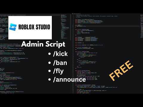[NEW] ROBLOX AdminCommands Script Free 🔥 | Works in ANY Game!