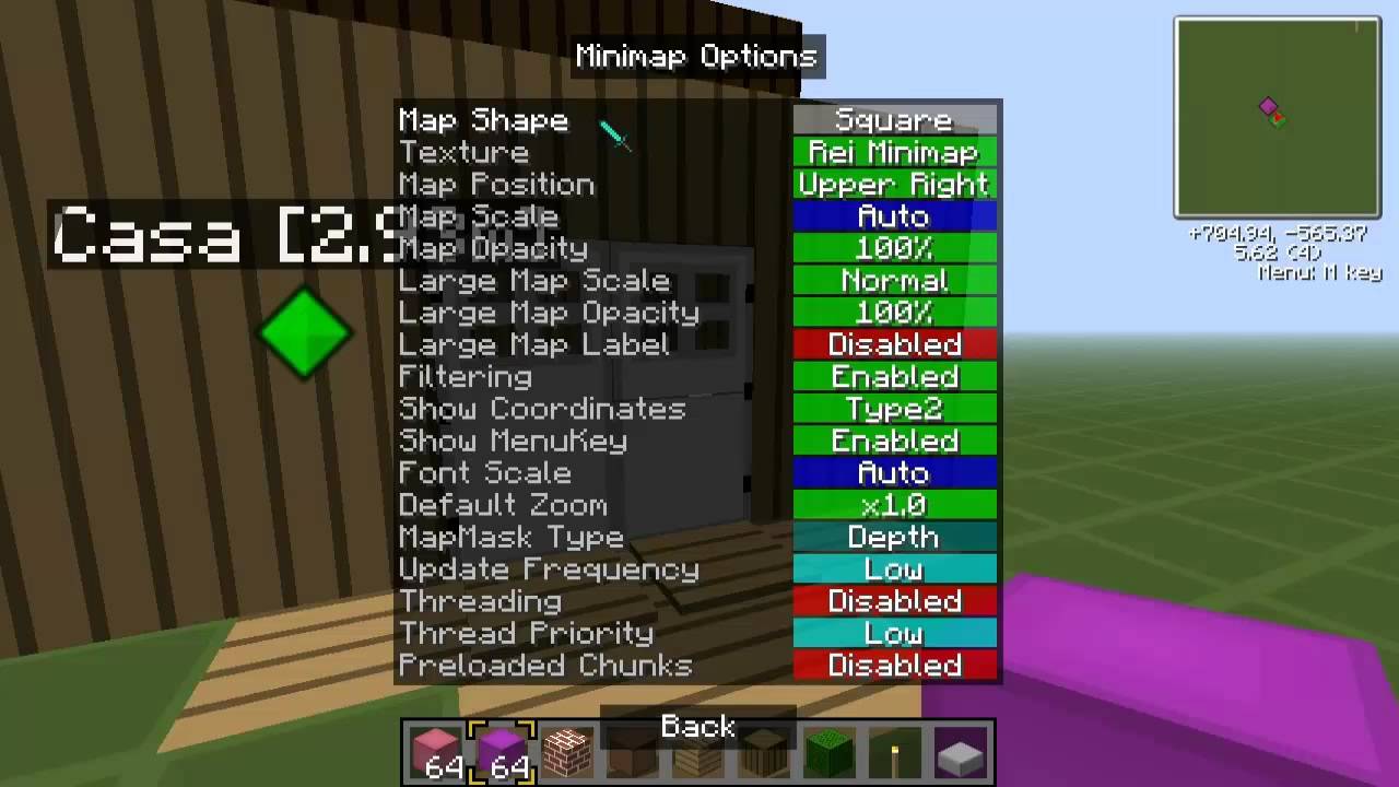 Como descargar rei minimap para minecraft 1 2 5 youtube