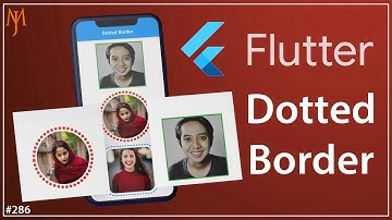 Flutter Tutorial - How To Create A Dotted Border [2021] Dotted Border, Dashed Border, Solid Border