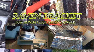 UNBOXING: RAVEN BRACKET for Honda Click V2 Game Changer