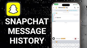 How to Check Your Snapchat Message History | See Old Chats Easily!