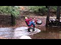 Atmospheric River Storm Rainy Day Honda ATC110 Romp!