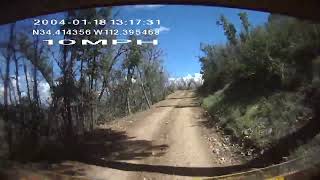 From Mile Marker 9 Breezy Pine to Camp on Mt. Union Highest point in Yavapai County AZ