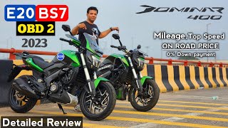 2023 Bajaj Dominar 400 E20 BS7 OBD-2 | Review | On Road Price | Mileage | Top Speed