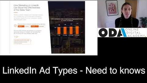 LinkedIn Ad Type Need to Knows - What types of ads can you be making use of on LinkedIn?