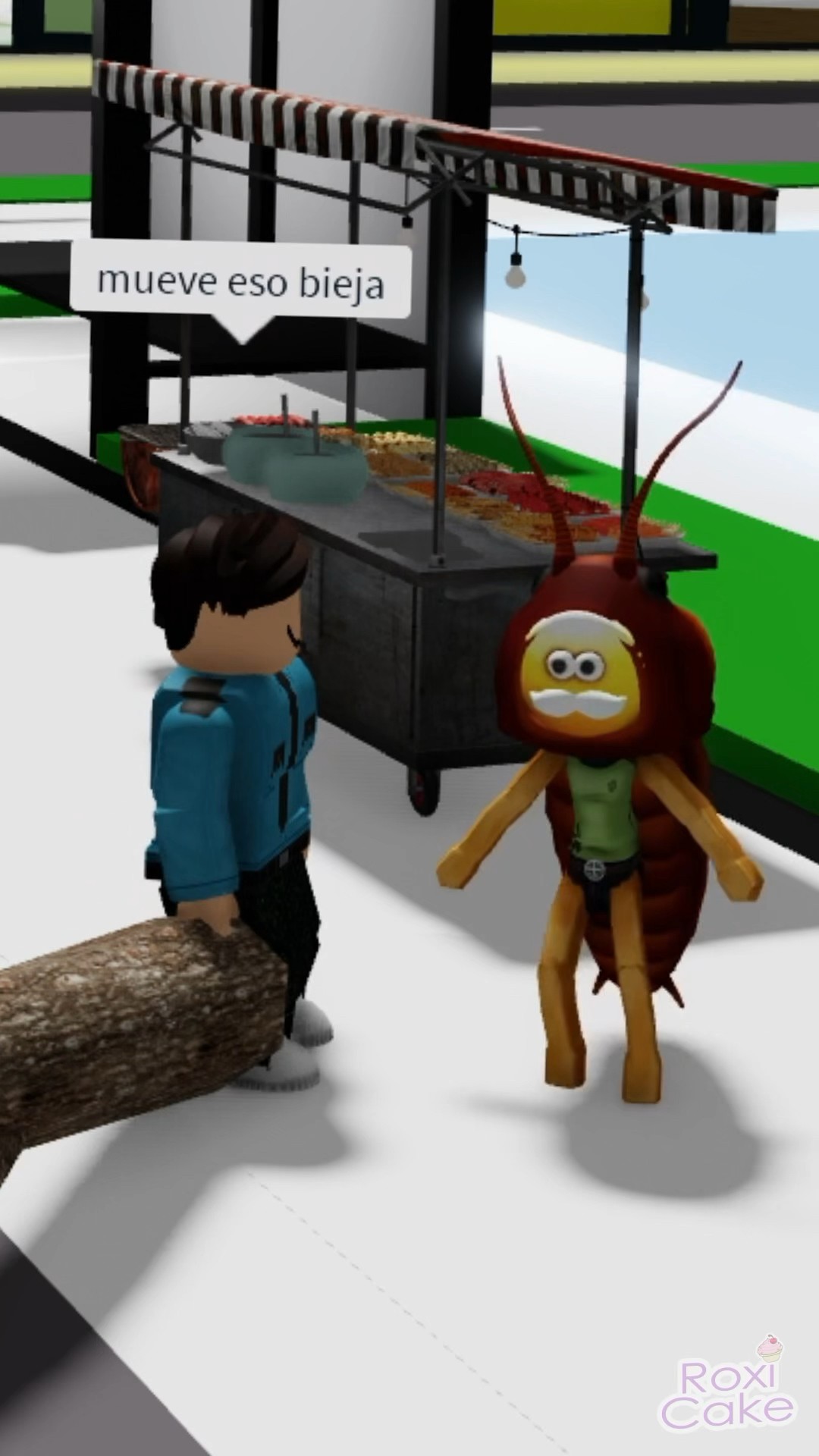 TRATARON MAL A ESTA ANCIANA D: #SHORTS #ROBLOX
