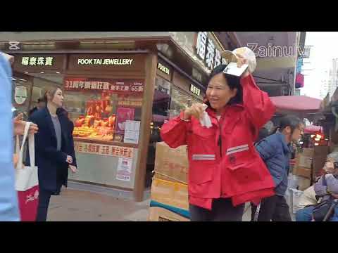 Jembatan  Mongkok jadi Pasar Makanan Dan Pasar Tradisional Mongkok.