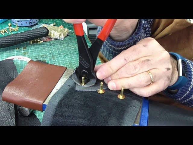 How to Set Copper Rivets in Leather 