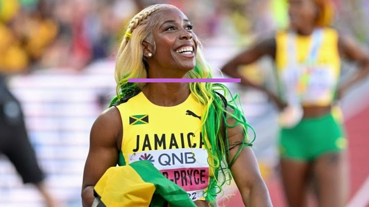 Shelly Ann Fraser Pryce  2nd Place ||  An Inspirational Farewell