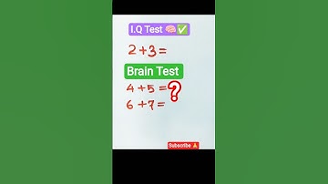 Math test, brain test #iqtest #braintest #iq