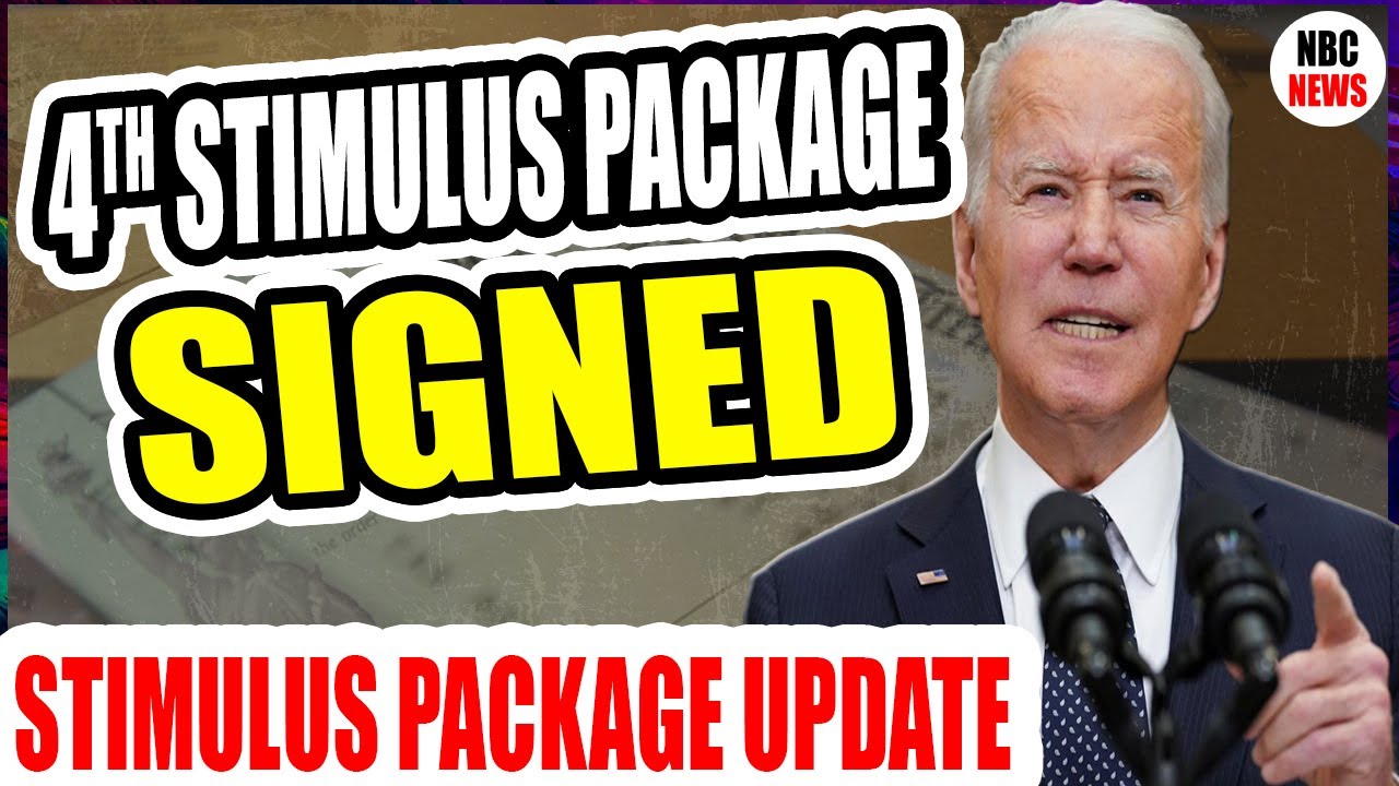 🔴 SIGNED ! 4TH STIMULUS PACKAGE ! STIMULUS PACKAGE UPDATE FEB 28