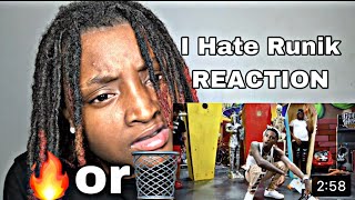 Funny Mike - I HATE RUNIK (Offical Music Video) REACTION 🔥or🗑