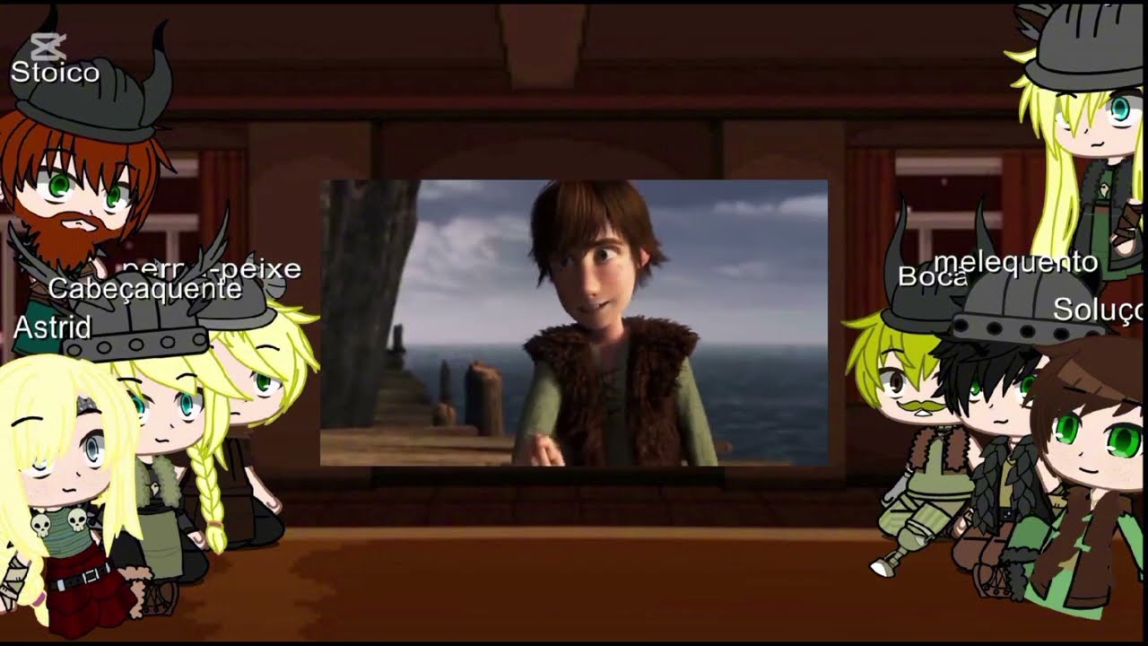 soluço e seus amigos junto com bocão e seu pai 1/2 primeiro episódio