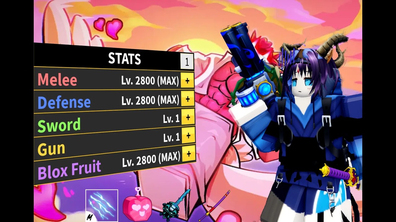 Annihilating every server with this insane love fruit build