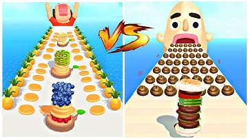 PANCAKE RUN vs Sandwiches Runner💕: All Levels Gameplay Walkthrough Android, iOS New UPDATE