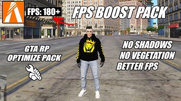 FiveM - New FPS Boost Graphics Pack (OPTIMIZED) +180 FPS (No Shadows, Low Vegetation, Better FPS)